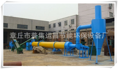 【大量供应 饲料烘干炉 肥料饲料烘干环保炉 质优价低】价格,厂家,图片,回转滚筒/转筒干燥机,章丘市普集运昌节能环保设备厂-